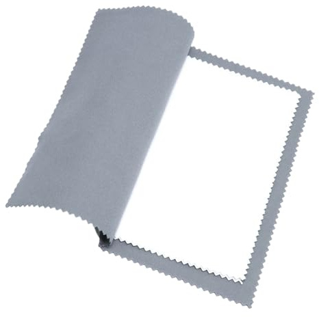 YAOGUI Easy to Use Polishing Cloth Set Accessory for Jewelry and Silverwares Large Sturdy Cotton Cloths Daily Use Household Watch Polisher Cloth