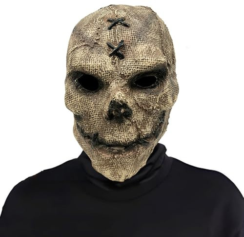 Halloween skrämmande skalle mask latex skalle mask ghostface mask läskiga rekvisita halloween karneval
