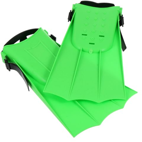ELAYARD Pinne Corte Unisex in Gomma Design Ergonomico Antiscivolo per Piscina e Allenamento Materiale e Resistente Potenza e Migliorate Verde