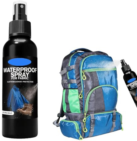 KARELLS Textil Imprägnierspray Jacke, Atmungsaktive Imprägnierung für Funktionstextilien und synthetische Stoffe - Von Jacken und Polstermöbel bis hin zu Teppich und Outdoor Kleidung,100ml