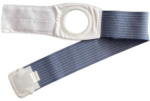 Stomiband, Högelastiskt Stomiband Med 7 Cm Hål, Justerbart Bukband, Minskar Parastomala Bråck Och Förstärker Påsar(Small)