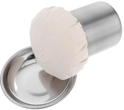 SHINEOFI Brosse à Huile Résistante en Acier Inoxydable Cuisine, Pinceau Multifonction pour Badigeonner Crêpes et Bacon, Accessoire pour Maison et Barbecue Professionnel