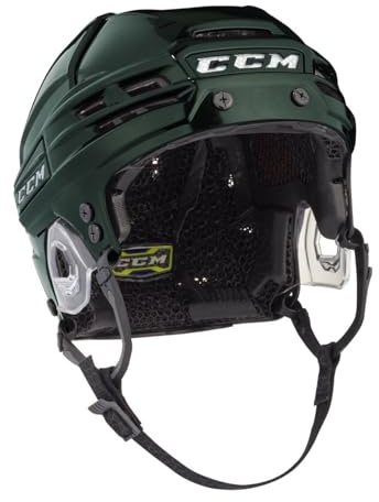 CCM Super Tacks X - Casco de hockey sobre hielo (verde oscuro, L)