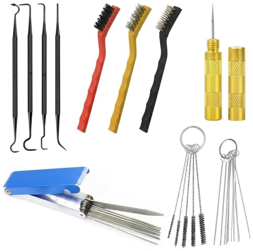 lrgnixs Set di pulizia per carburatore, detergente per carburatore, detergente per carburatore, aerografo, pistola a spruzzo, vernice per ugelli, rimozione dello sporco