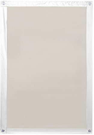 Lichtblick Dachfenster Sonnenschutz Sonnensegel für innen, Haftfix, ohne Bohren, Tageslicht, mit Saugnäpfen, für bewegliche und feststehende Fenster Beige, 47 cm x 96,9 cm (B x L) für FK06