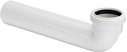 Viega Ablaufbogen DN 40, 245mm lang, 90 Grad, mit Dichtung, Kunststoff, 667375