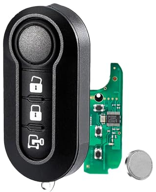 Coque de clé télécommande 433MHZ 3 boutons pour Fiat Ducato Doblo 500L Punto Bravo Panda Citroen Nemo Relay Jumper Iveco Ford Ka Vauxhall Combo Peugeot Contrôle à distance avec puce PCF7946 système