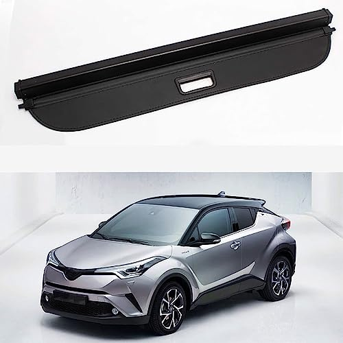 JoboJi Auto Einziehbarer Netze Laderaumabdeckung Kofferraum Hutablage für Toyota C-HR CHR 2017-2023