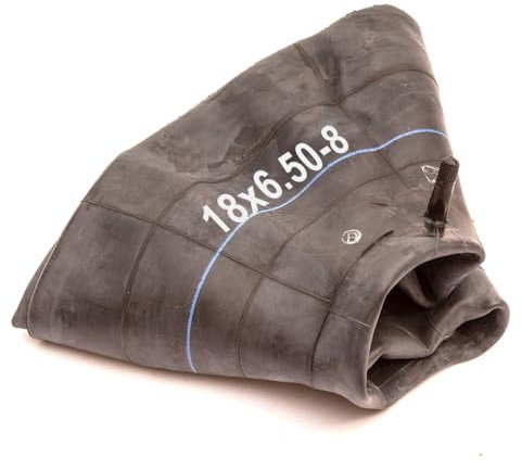 Heavy Duty Inner Tube 18x6.50-8 Straight Valve TR13 Butyl Rubber 8 Inch Ride On Lawn Mower Tractor 18x650-6
