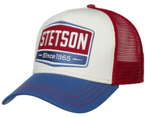 Stetson Highway Trucker-keps för barn, Blåröd, one size