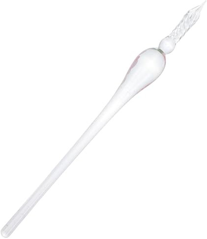 COHEALI 3st Stift Einzigartiger Tauchstift Neuheit Tauchstift Vintage-stift Tintenstift Tauchen Unterschrift Dip-stift Kalligraphie-signaturstift Stifte Gefärbt Rosa Glas