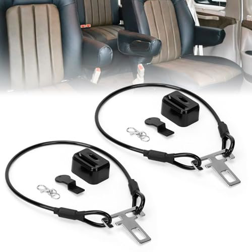 2 Pcs Protection Antivol Camping, Accessoires Antivol Camping, Protection Anti-effraction pour Caravanes, Camping-cars, Camionnettes, Véhicules Utilitaires