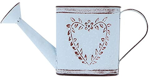 Annaffiatoio, vasi da fiori, vaso da interno primitivo, brocca, vaso da fiori in ferro, vaso in metallo shabby chic, secchio rustico, vasi da fattoria for fiori, annaffiatoio, fioriere da esterno vint