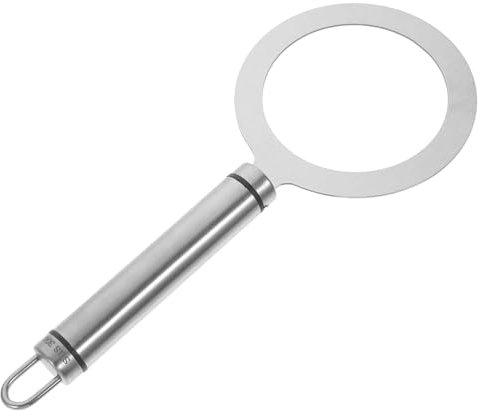 PAMINGONO Stainless Steel Milk Tea Rim Cover with Handheld Handle 90mm Cup Ring Gasket for DIY Milk Tea and Coffee Cups for Cafe and Home Use