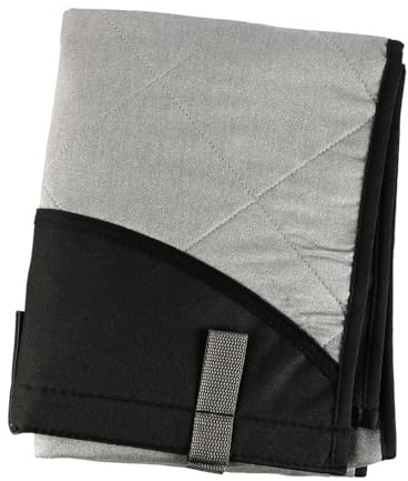 VOANZO Almohadilla de Prensa para Colocar sobre la Puerta, Resistente al Calor, para Colgar verticalmente, Almohadilla de Vapor Plegable y portátil para Planchar Ropa de Manera eficiente, 115 x 48 cm