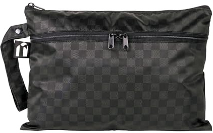 Bumkins Pochette étanche pour bébé, Voyage, Maillots de Bain, Couches en Tissu, pièces de Pompe, Piscine, vêtements de Sport, Articles de Toilette, Crochet à Poussette, Sac à Fermeture éclair,