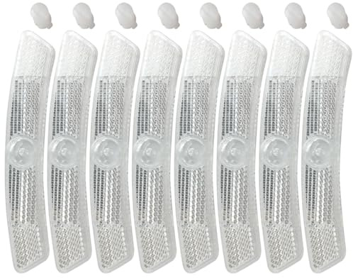 Hrtyvhin 8pcs wasserdichte Fahrräder Speichen Reflektoren Bikes Warnungs Sprichte Sicherheitsreflektoren Für Cycling Mountain Bikes Road Bikes