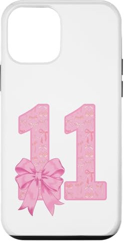 11 anni Compleanno Ragazza Coquette Rosa Fiocco Estetica Custodia per iPhone 12 mini
