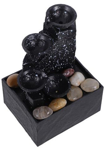 POPETPOP Adornos Decorativos De Cascada Fuente De Agua Pequeña para Oficina Hogar Escritorio Paisajes Artificiales De Mesa para Sala De