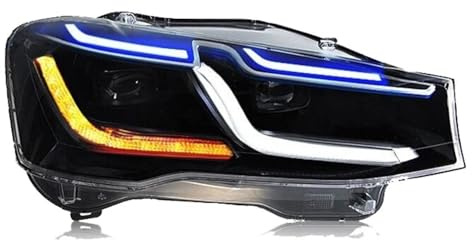 Fari Principali Anteriori Per BMW Per X3 F25 2010-2016 Per X4 F26 Lente Proiettore Faro Anteriore A LED DRL Indicatore Di Direzione Automotive Fari Anteriori(Left and right)