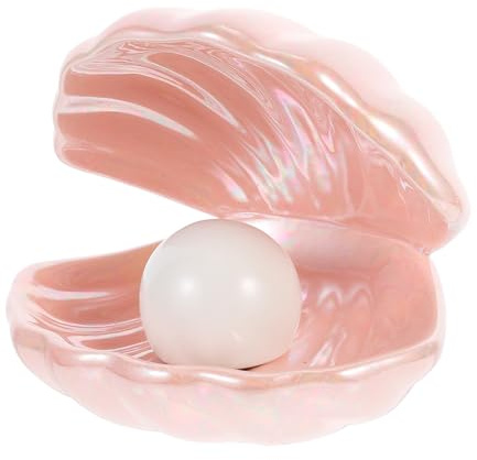 SOPOTUTU Lampada da Comodino in Ceramica Forma di Stile Europeo Luce Notturna Rosa per Decorazione da Scrivania e Arredamento Casa