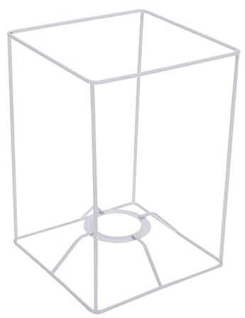 Besportble Diy Lampenschirm Gestell Aus Eisen Rustikaler Lampenschirmhalter FüR Tischlampen Und Pendellichtsrahmen Vielseitiger Lampenschattenhalter Einfacher Aufbau Ohne Werkzeug 7.87X4.72X4.72In