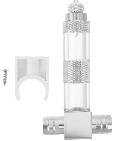 Abaodam Aquarium Co2-diffusor aus Edelstahl und Acryl mit Rückschlagventil und Integriertem Blasenzähler Gleichmäßige Co2-abgabe für Süßwasseraquarien und Optimiertes Pflanzenwachstum