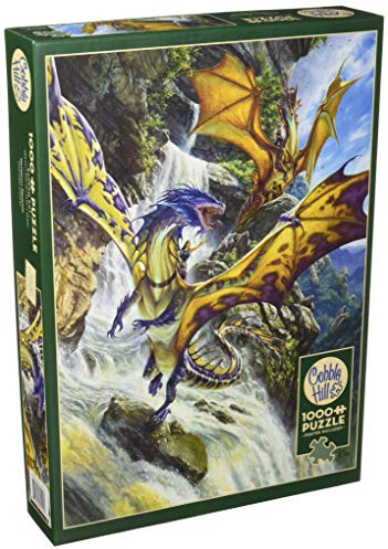 Cobblehill 80105 - Puzzle de 1000 piezas, diseño de dragones de cascada , color/modelo surtido
