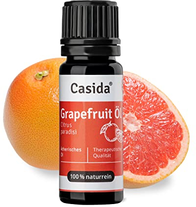 Grapefruit Öl Naturrein - Ätherisches Öl - Therapeutische Qualität – Grapefruitöl für Aromatherapie, Aromadiffuser - Aus der Apotheke - 10 ml