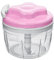 SQ Professional Mini Food Processor With Pull-string Mechanism, Food Grinder 0.5L Capacity Small Chopper for Vegetables, Meat and Fruits with 3 Small Sharp Blades, Portable Mini Processor (Pink)