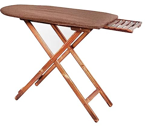 CURBX Table À Repasser en Bois - Table À Repasser Portable pour La Maison Buanderie Dortoir,Planche À Repasser Pliable for Meuble,Support Amovible pour Le Fer À Repasser,Peu Encombrant dans Armoire