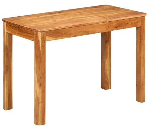 vidaXL Esstisch 110x55x76 cm Massivholz Akazie