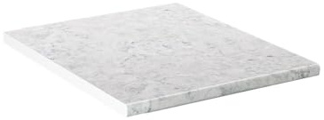 Vicco Plan de Travail Cuisine R-Line, Blanc/marbre, 50cm, adapté au Montage sur des Meubles Bas et des Plans de Travail