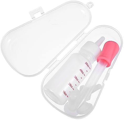 Parliky Breast Feeder for Newborn Pets Pet Dog Milk Water Feeder Medicine Dispenser Dropper Pacifier for Kittens and Puppies during Feeding