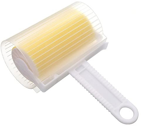 Tierhaarentferner Fusselentferner Waschbar Silikon Wischer Katze Hund Kamm Rasur Haustier Haarentferner Haar Reinigungsbürste Sticking Pinsel Haar Picker Tierhaarentferner Kleidung(Yellow)