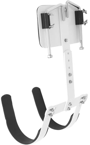 Vaguelly Verstellbarer Marching Drum Aluminium Rückrahmen für Snare Drum mit Weißem Schultergurt Höhenverstellbar Leicht zu Montieren den Einsatz im Marching Band