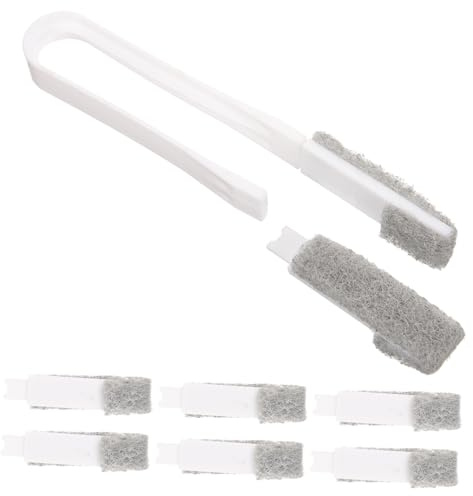 Veemoon Reusable Shutter Brush with Replaceable Heads Flexible Vent and Blinds Cleaner for Windows Air Conditioners and Car Ac Portable Multi-surface Cleaning Tool for Dust and Dirt
