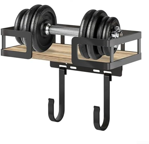Soporte de pared para tabla de planchar con ganchos ajustables para tablas de patas estilo T e Y, ahorro de espacio, colgador de pared de metal y madera, para lavandería, cuarto de servicio, costura