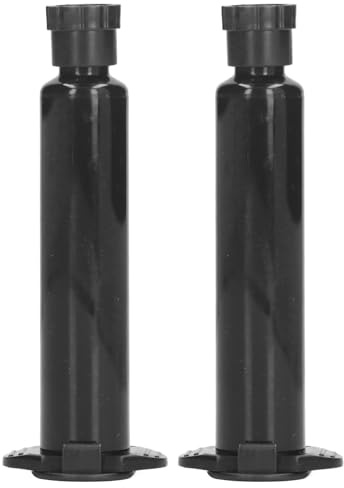 ANKROYU Inchiostro per saldatura polimerizzante Vernice di riparazione PCB isolata ad alta temperatura ad asciugatura rapida per circuito di riparazione BGA 2 pezzi 10cc nero (Trasparente)