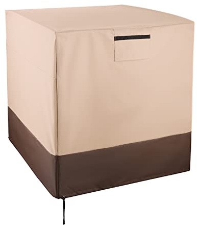 Little World Air Conditioner Cover for Outside Unit, American Standard Furniture Central Outdoor Vent Full Universal Veranda Winter AC Cover 36x36x39 Inch, Square Stitching Color
