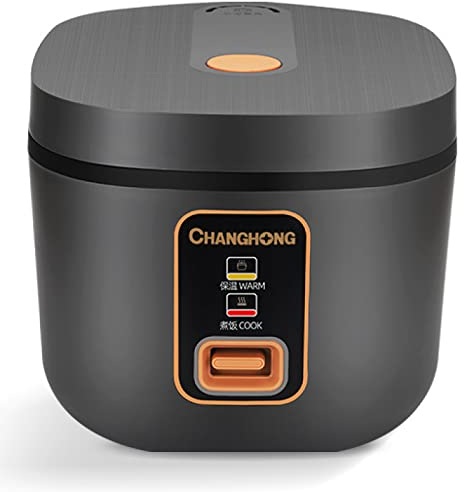 NIBHZ Olla arrocera eléctrica con un Toque para arroz de Sushi japonés asiático, 10 Tazas sin cocer/20 Tazas cocidas, Olla de cocción rápida y Conveniente con vaporizador,Grey-3.8L