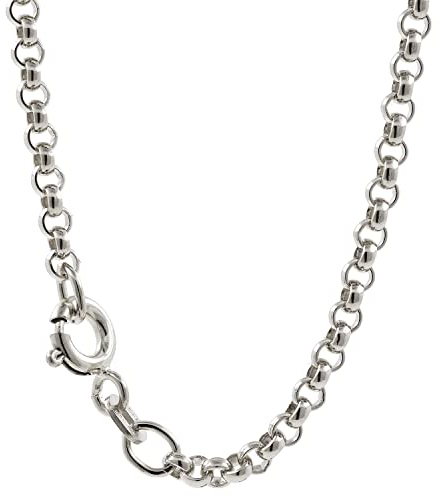 Silberkette Erbskette Breite 2,5mm - 925 Silber, Kettenlänge:60 cm Unisex