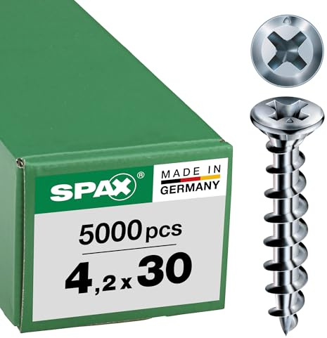 FEX-KS, 4,2 x 30 mm, 5000 Stück, Spezialgewinde, Senkkopf, Kreuzschlitz H2, Selbstbohrende Spitze, WIROX, maschinenkontrolliert - 1411010400308K1