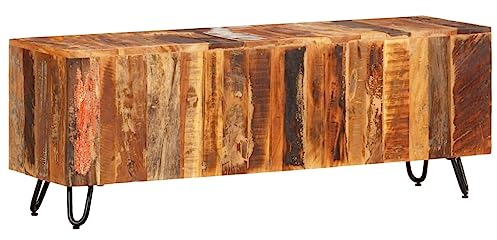 fernsehschrank Weiss,tv Board Weiss,fernsehtisch Weiss,TV-Schrank 110x30x40 cm Altholz Massivtv Sideboard,fernsehschrank,tv Board Weiss,tv Board,