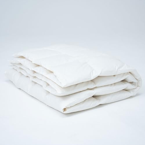 BEFA NATUR Edredón de plumón fabricado en Alemania, 240 x 220 cm, 90% plumón y 10% plumas, manta de verano, apto para alérgicos (nomite), certificado Öko-Tex 100 clase 1, Downpass