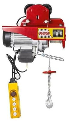 Palan à chaîne à levier de treuil de palan électrique 1000kg 1800W for la charge de levage de chantiers d'entrepôts de chariot élévateur Facile à utiliser pour les débutants et les pros