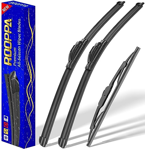 3 wipers Replacement for 2002-2006 Honda CRV, Windshield Wiper Blades Original Equipment Replacement - 21/20/10 (Set of 3) U/J HOOK