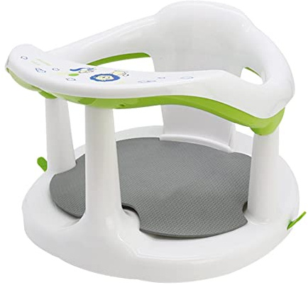 Zankie Anillo De Baño Para Bebé, Asiento Con Ventosa Fija Antideslizante, Silla Segura de 6-18 Meses - 32x32x21CM