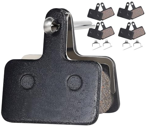 4 paires de plaquettes de frein pour vélo semi-métalliques pour Shimano B01S/B03S/B05S Deore Tektro TRP pour vélo de montagne à disque de frein