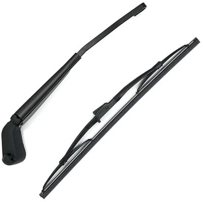 Pyaio Auto Heckscheibenwischer Scheibenwischer,für Golf III 1993 1994 1995 1996 1997 1998 Naturkautschuk Heckscheibenwischerarm Set Heckwischerarm Ersatz